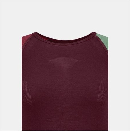 Tricou Snowmobil Dama Base Layer 120 Comp Light Short Sleeve Dark Wine