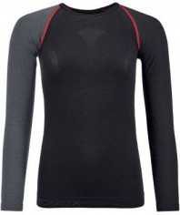 Tricou Snowmobil Dama Base Layer 120 Comp Light Long Sleeve Black Raven