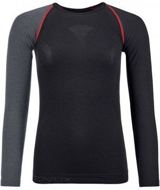 Tricou Snowmobil Dama Base Layer 120 Comp Light Long Sleeve Black Raven