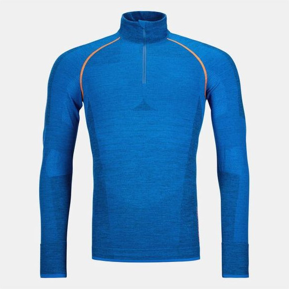 Bluza Snowmobil Base Layer 230 Competition Zip Neck Just Blue
