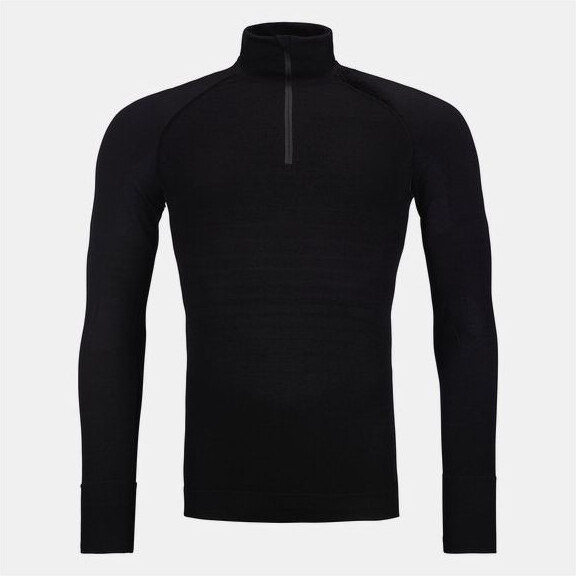 Bluza Snowmobil Base Layer 230 Competition Zip Neck Black Raven