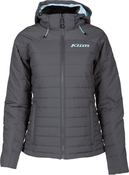 Geaca Mid Layer Snowmobil Dama Waverly Asphalt/Crystal Blue
