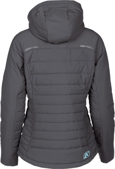 Geaca Mid Layer Snowmobil Dama Waverly Asphalt/Crystal Blue