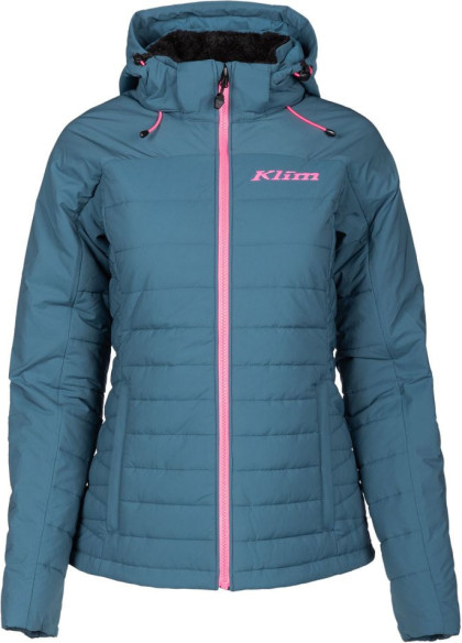 Geaca Mid Layer Snowmobil Dama Waverly Petrol/Knockout Pink