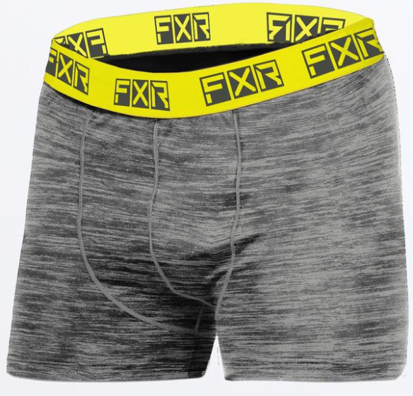 Boxer Snowmobil Brief Atmosphere Grey Heather/Hi-Vis