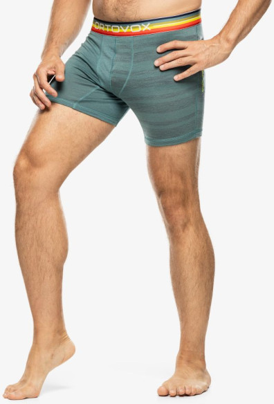 Boxeri 185 Merino Rock N Wool Arctic Grey