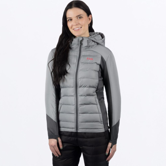 Geaca Dama Phoenix Quilted Grey/Charcoal 24