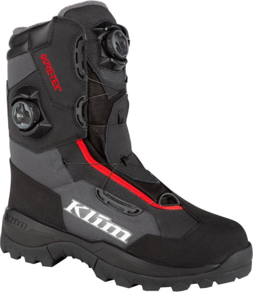 Bocanci Snowmobil Adrenaline Pro GTX BOA Boot Asphalt - High Risk Red