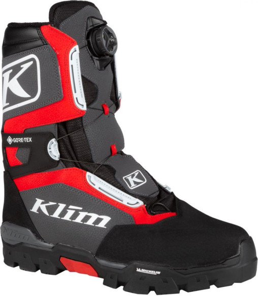Bocanci Snowmobil Klutch GTX BOA Boot High Risk Red