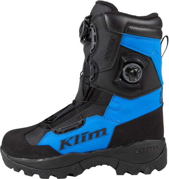 Bocanci Snowmobil Adrenaline Pro GTX BOA Black/Electric Blue Lemonadet