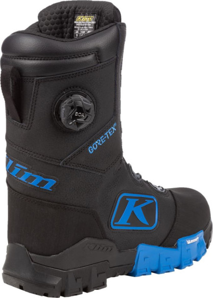 Bocanci Snowmobil Adrenaline Pro S GTX BOA Black/Electric Blue Lemonade 24
