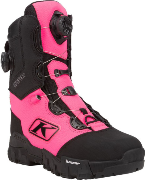 Bocanci Snowmobil Adrenaline Pro S GTX BOA Black/Knockout Pink 24