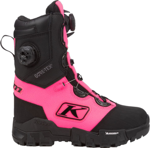 Bocanci Snowmobil Adrenaline Pro S GTX BOA Black/Knockout Pink 24
