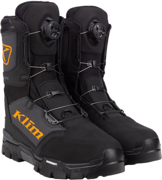 Bocanci Snowmobil Klutch GTX BOA Asphalt/Strike Orange 24