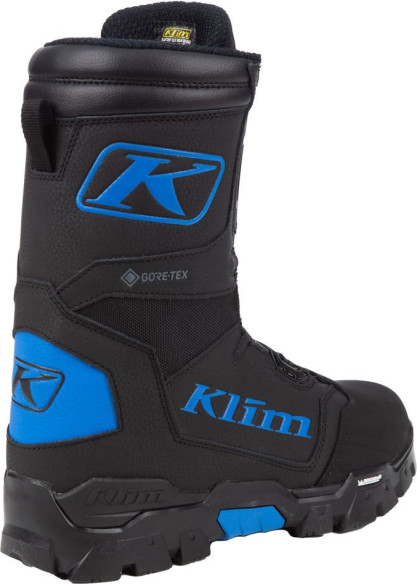 Bocanci Snowmobil Klutch GTX BOA Black/Electric Blue Lemonade 24