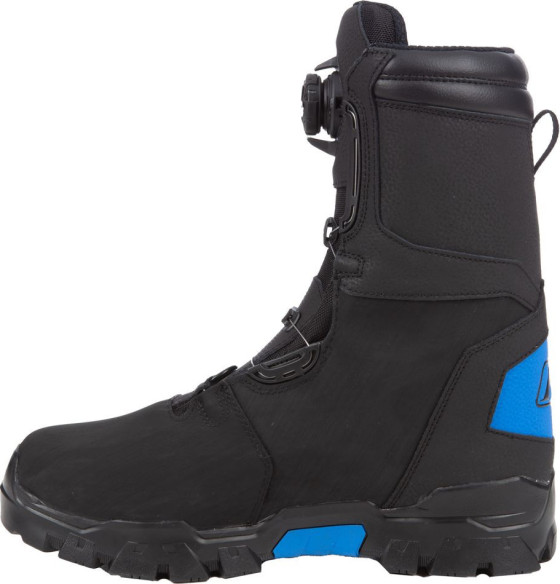 Bocanci Snowmobil Klutch GTX BOA Black/Electric Blue Lemonade 24