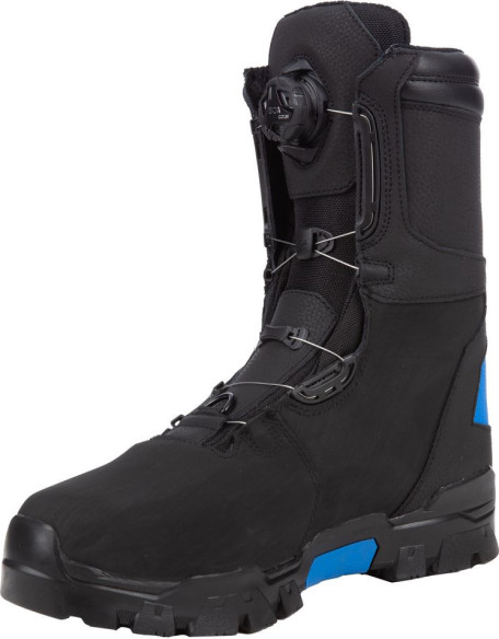 Bocanci Snowmobil Klutch GTX BOA Black/Electric Blue Lemonade 24