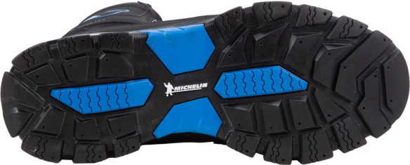 Bocanci Snowmobil Klutch GTX BOA Black/Electric Blue Lemonade 24