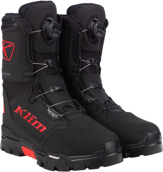 Bocanci Snowmobil Klutch GTX BOA Black/Fiery Red 24