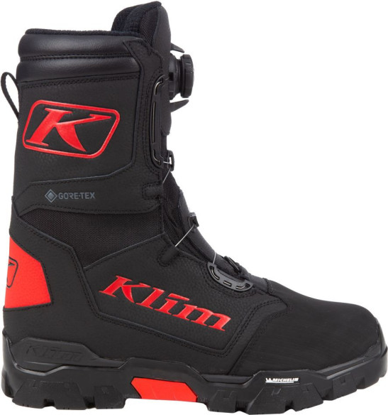 Bocanci Snowmobil Klutch GTX BOA Black/Fiery Red 24