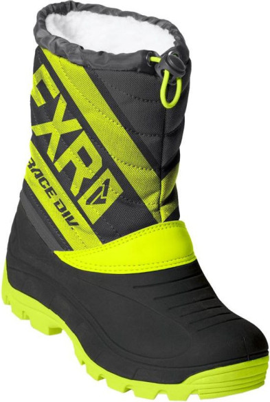 Bocanci Snowmobil Copii Octane Black/Hi Vis/Char