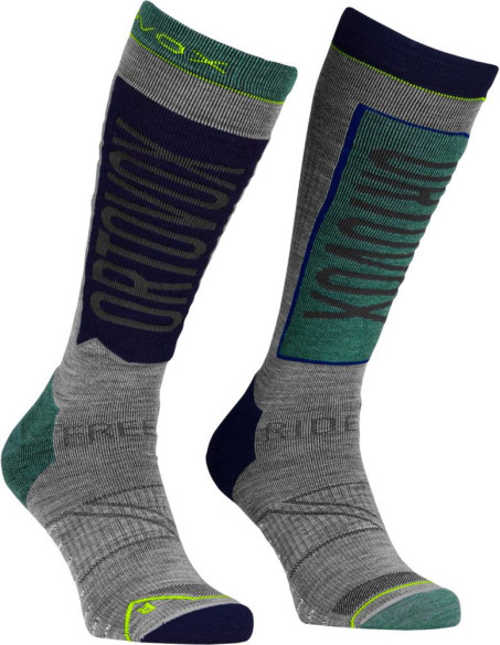 Sosete Merino Free Ride Long Arctic Grey