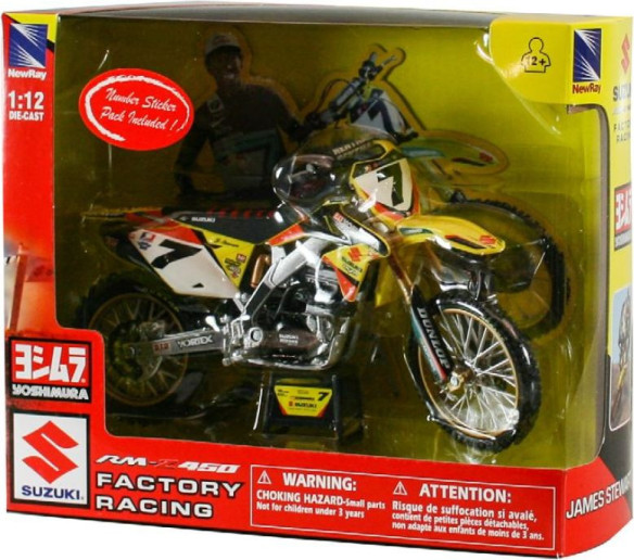 Macheta Motor Suzuki James Stewart 1:12