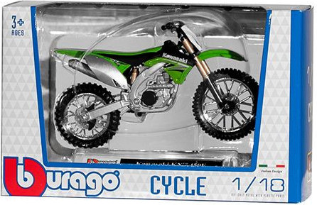 Macheta Motor Kawasaki Cross 1:18