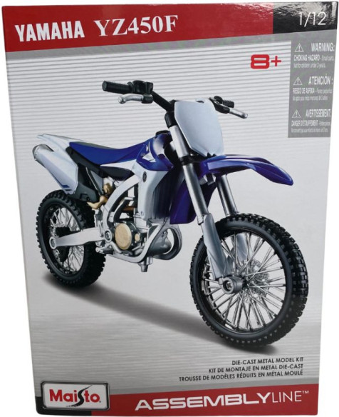 Macheta Moto Yamaha YZF 450 Kit Asamblare 39195 1:12