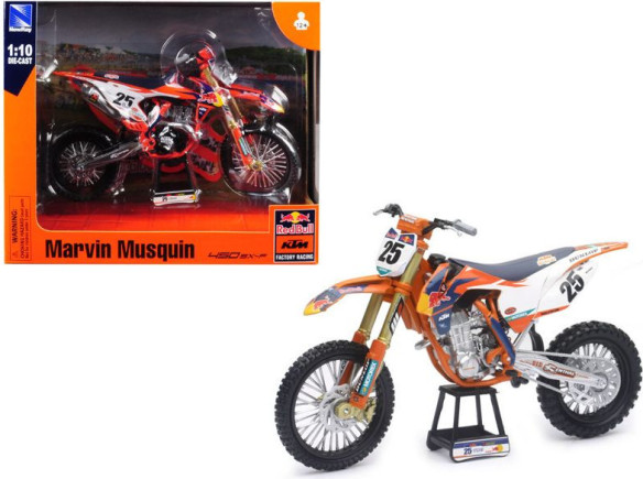 Macheta Moto Cooper Webb Red Bull KTM SXF 450 Toy 49683 1:6