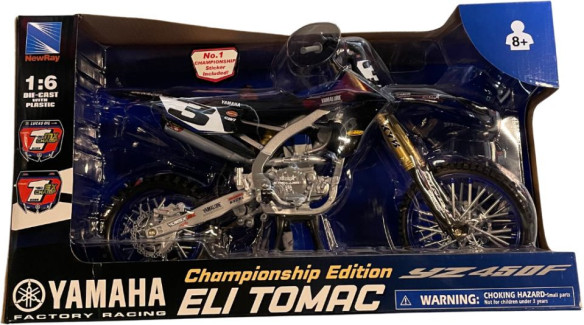 Macheta Moto Eli Tomac NO 3 Star Raching Yamaha YZF 450 Toy 49713 1:6