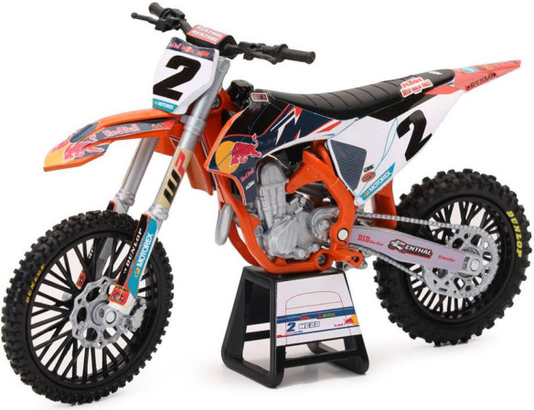 Macheta Moto Cooper Webb Red Bull KTM SXF 450 Toy 58353 1:12