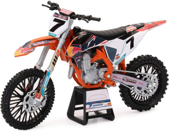 Macheta Aaron Plessinger Red Bull KTM SXF 450 Toy 1:12