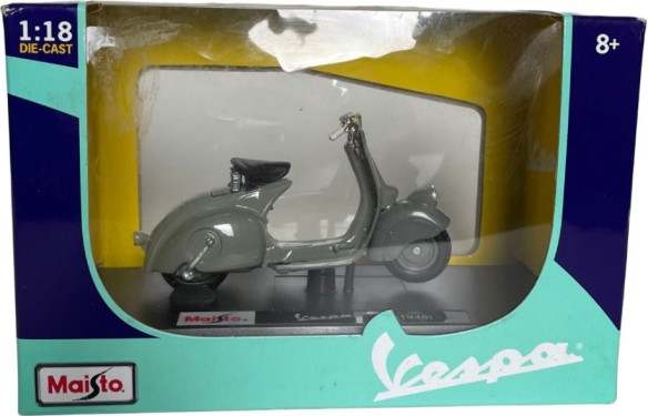 Macheta Vespa GTR (1968) Grey/Black 1:18