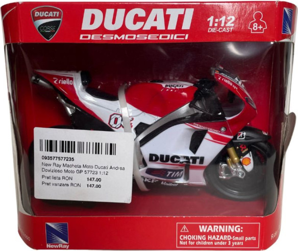 Macheta Moto Ducati Andrea Dovizioso Moto GP 57723 1:12