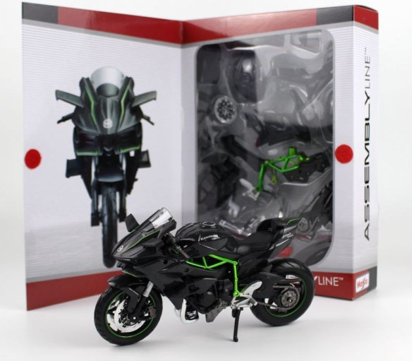 Macheta Moto Kawasaki Ninja H2R Kit Asamblare 39198 1:12