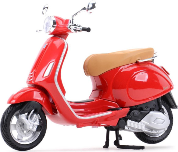 Macheta Moto Vespa Primavera Red 150 32721 1:12