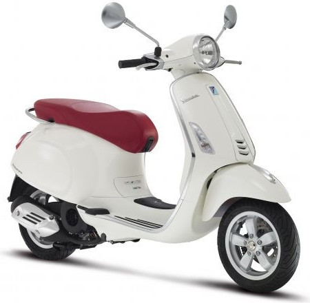 Macheta Moto Vespa Primavera White 150 32721 1:12