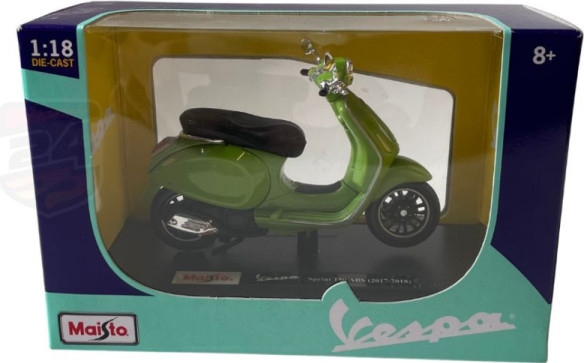 Macheta Vespa Sprint 150 abs 2017/2018 Green 1:18