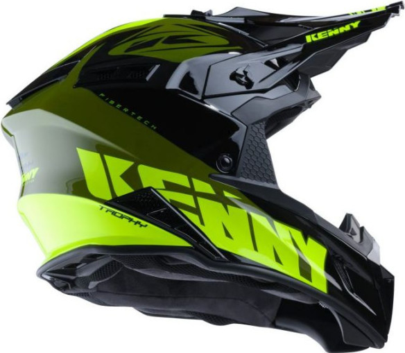 Casca MX Trophy Graphic Kaki Black