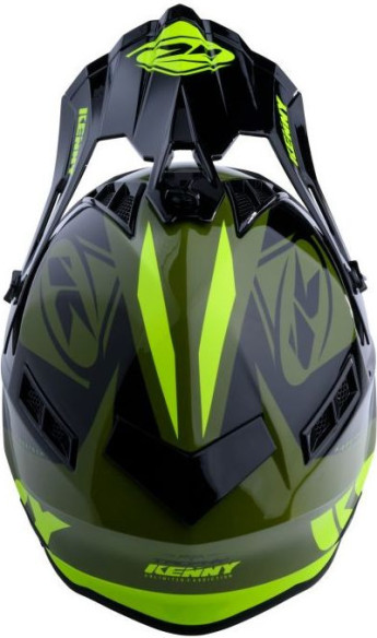 Casca MX Trophy Graphic Kaki Black