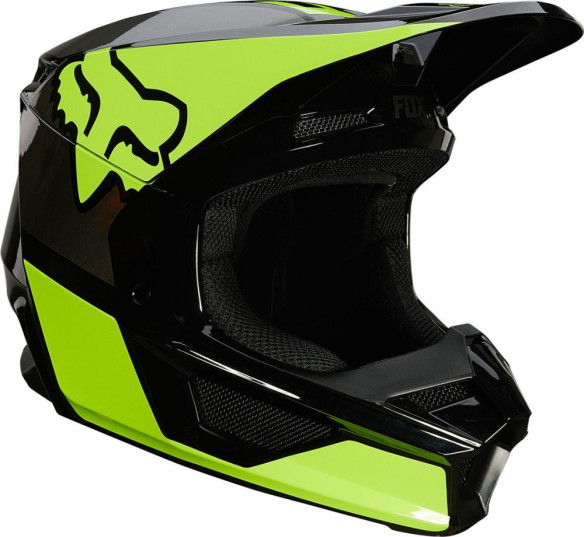 Casca Moto Enduro V1 Revn Negru/Galben