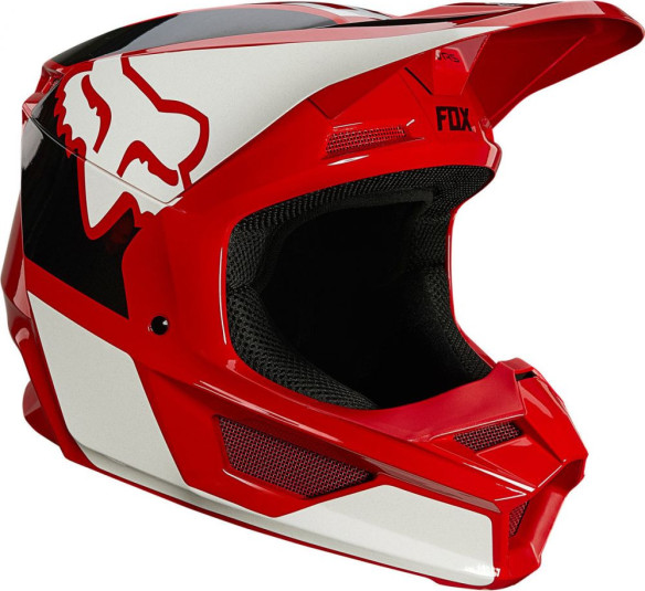 Casca Moto Enduro V1 Revn Multicolor/Rosu