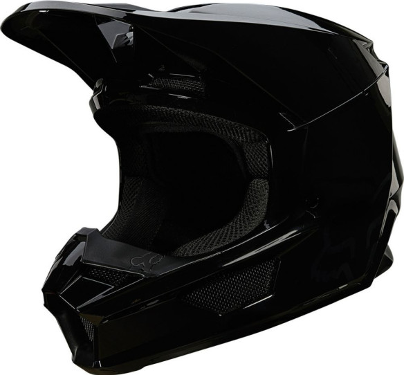 Casca Moto Enduro V1 Plaic Negru Lucios