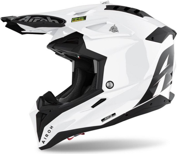 Casca Moto Enduro AVIATOR 3 COLOR WHITE GLOSS