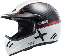 Casca Moto Enduro MX471 Xtra Yard Alb Rosu