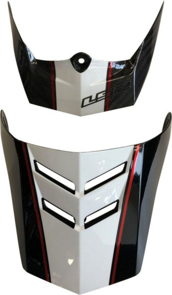 Casca Moto Enduro MX471 Xtra Yard Alb Rosu