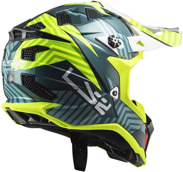 Casca Moto Enduro MX700 Subverter Astro Cobalt Yellow