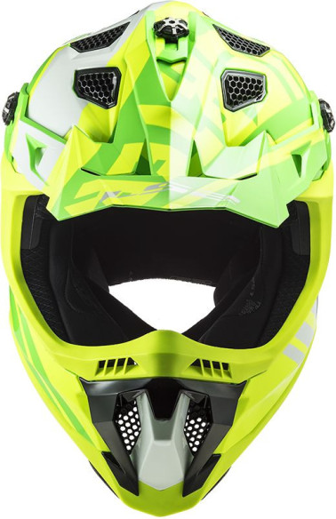 Casca Moto Enduro MX700 Subverter Gammax Galben Verde