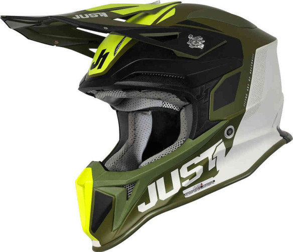 Casca Moto Enduro J18 MIPS Pulsar Army Green/Black